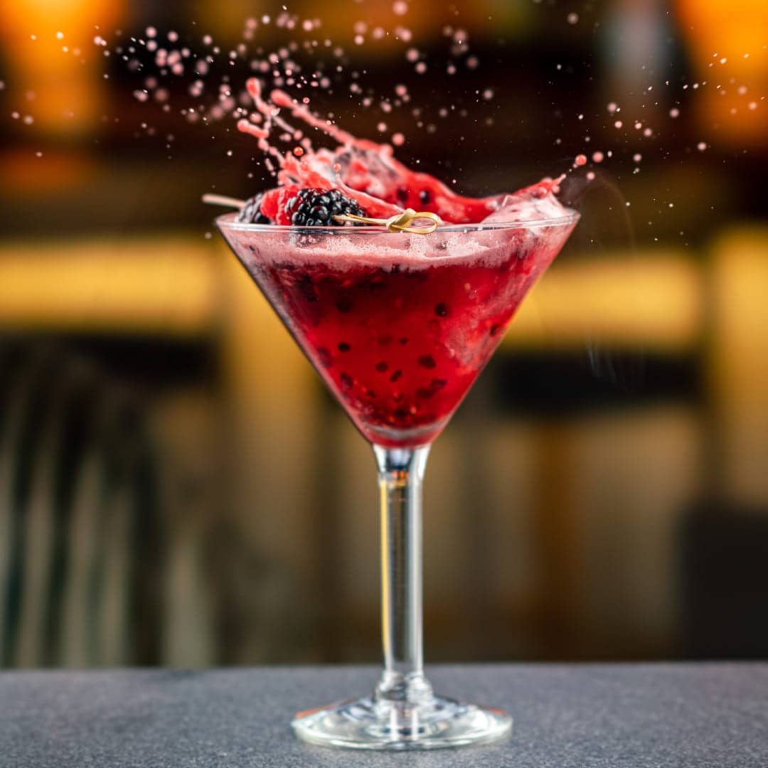 Porfirios Restaurante martini de moras