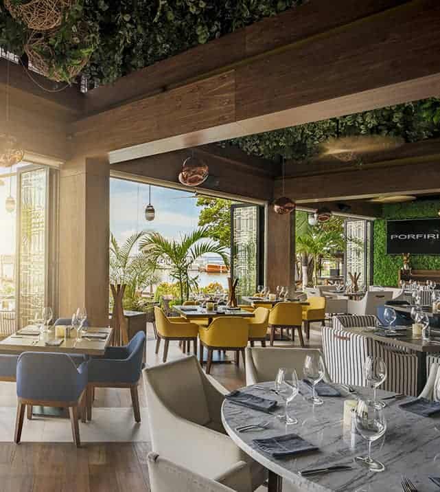 Locaciones PORFIRIO'S Restaurante de comida mexicana contemporáneo.